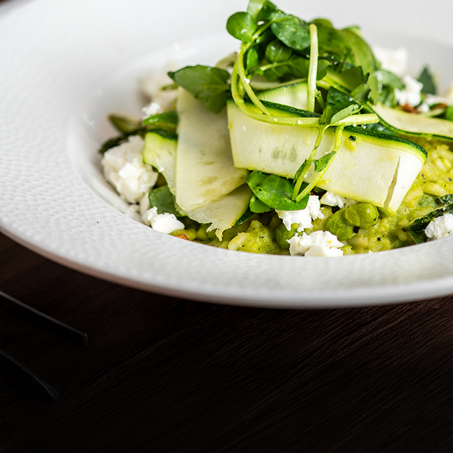 Vegan menu at The Oatlands Chaser