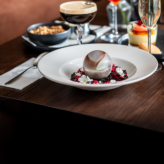 Dessert menu at The Oatlands Chaser