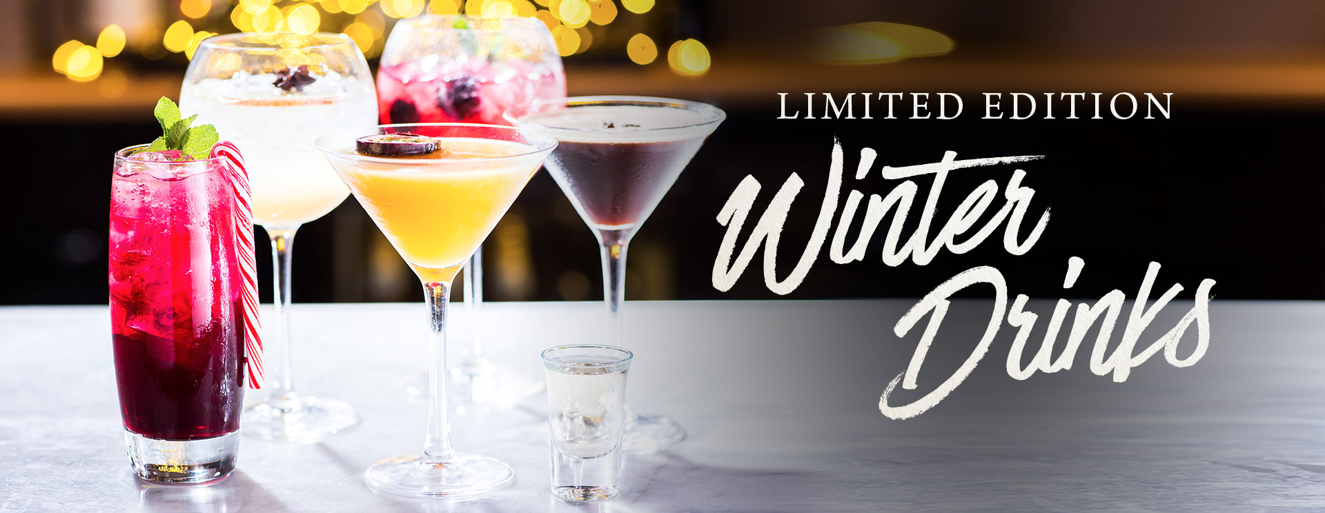 Winter cocktails and long drinks at The Oatlands Chaser